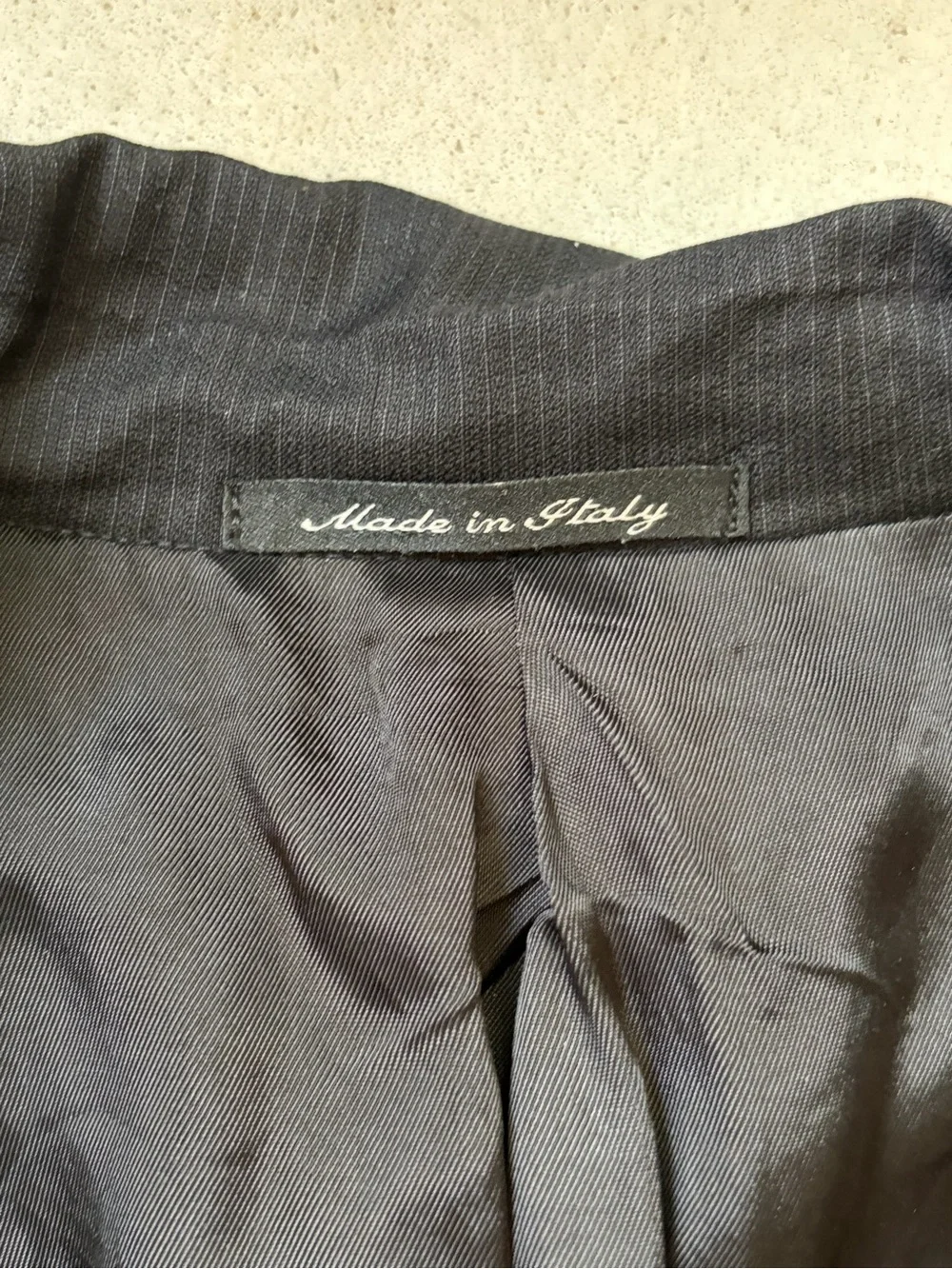 Murano Made in Italy Pinstripe Blazer Men's Suit Jacket